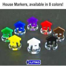 Power Plant House Marker Colours available from Board Game Extras